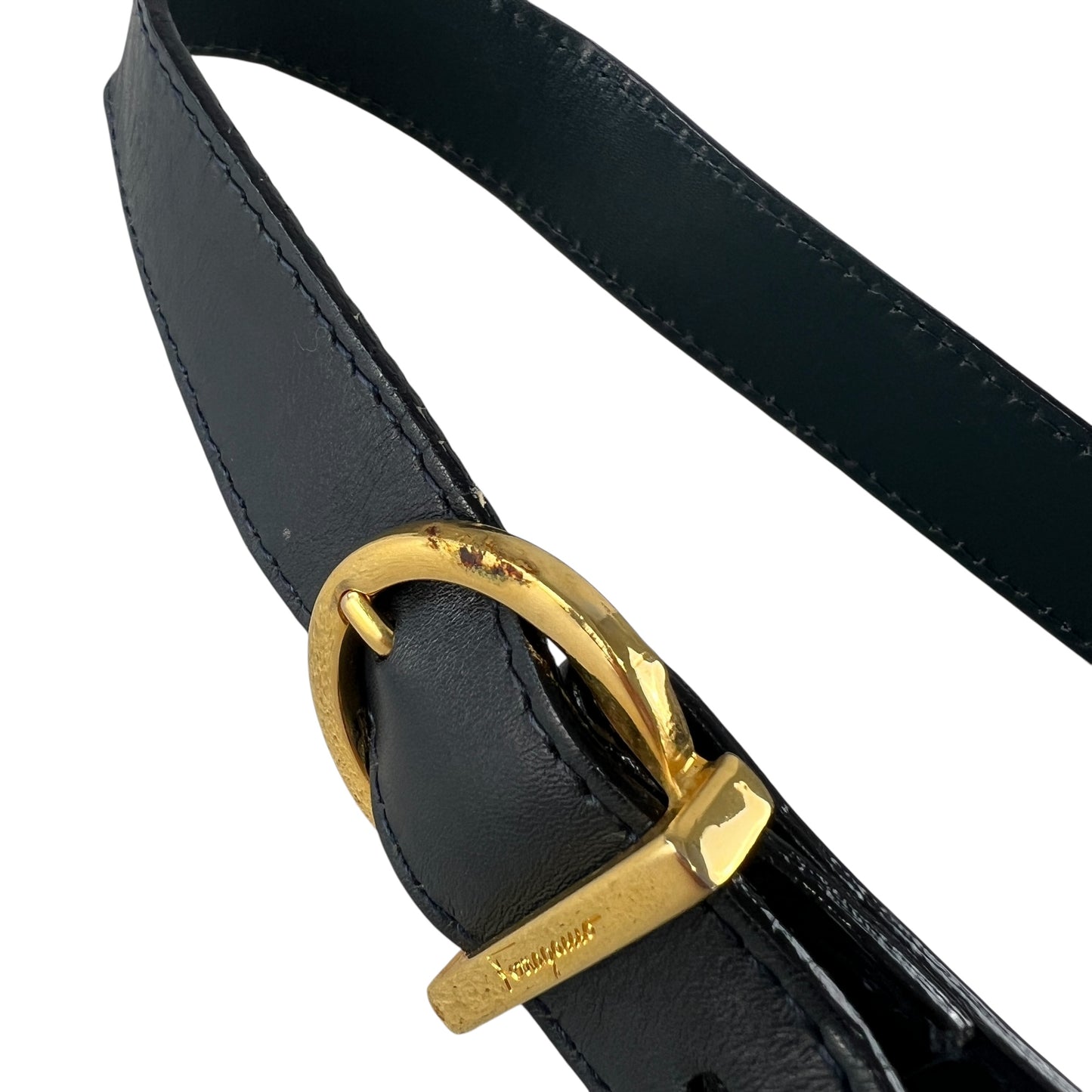 Ferragamo Vintage Leather Bucket Bag