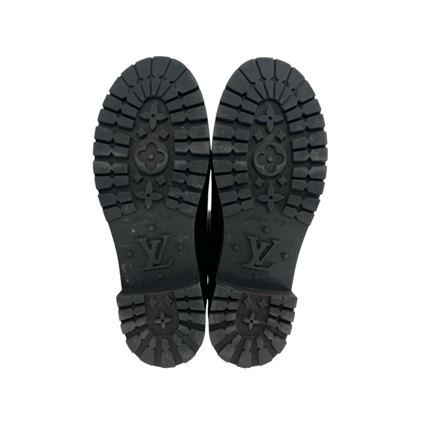 Louis Viutton Monogram Embossed Rubber Boots