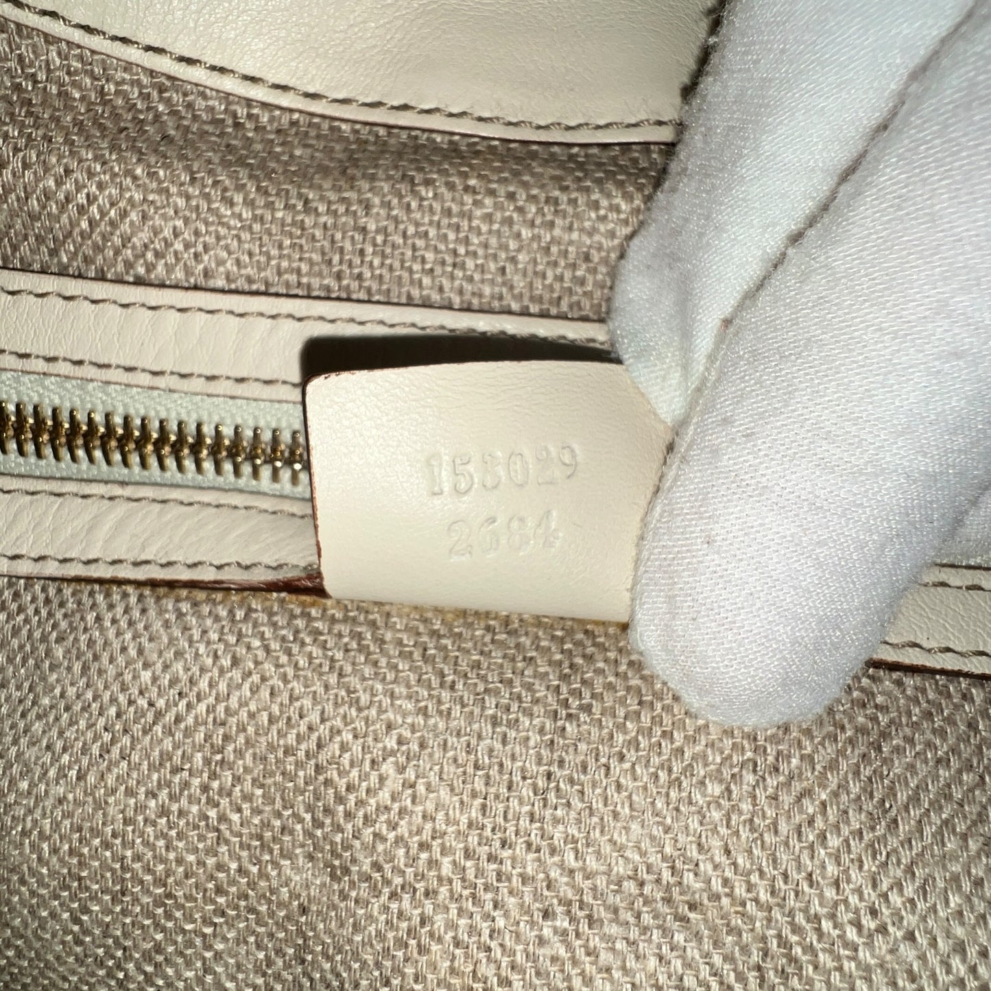 Gucci Web Jackie Leather Shoulder Bag