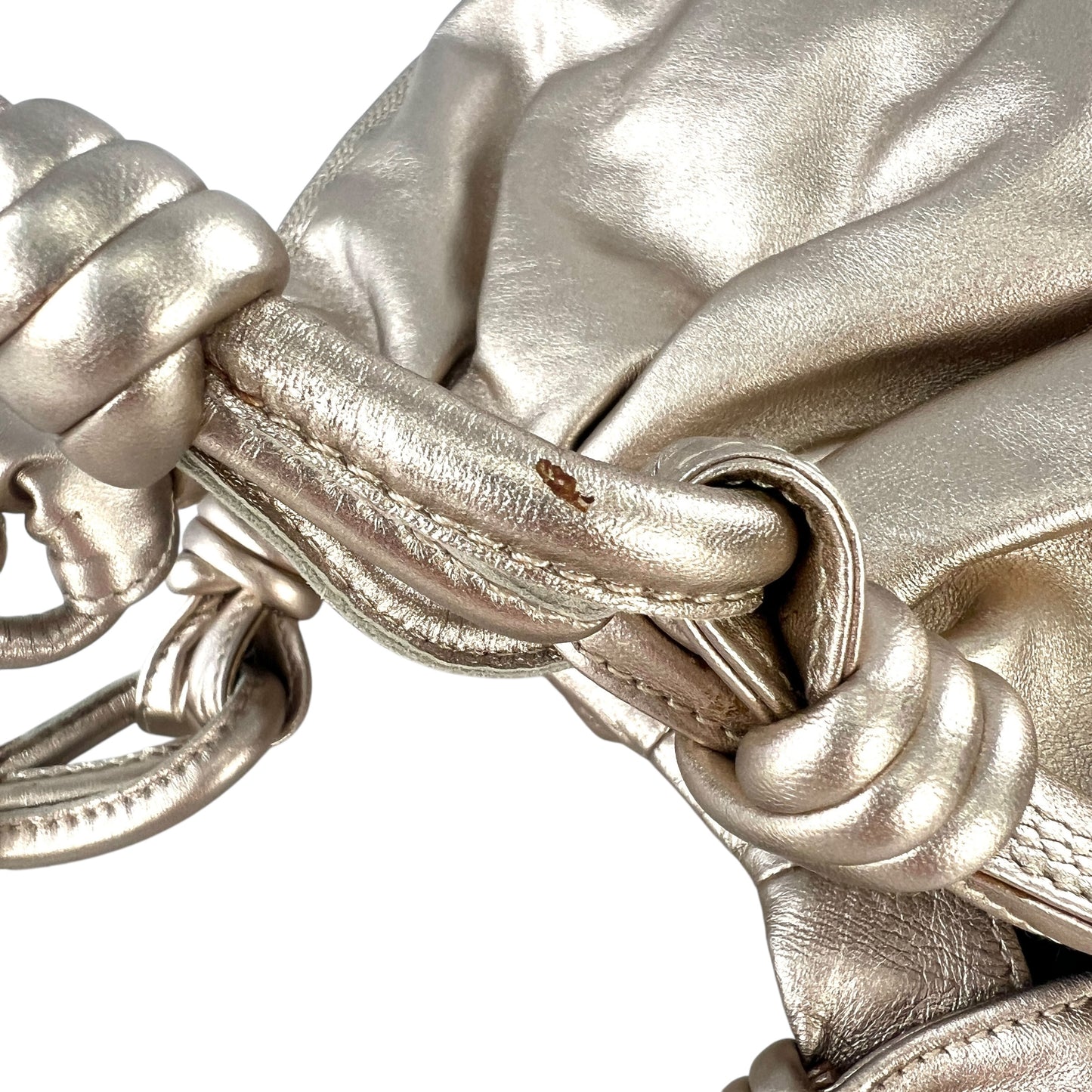 Loewe Anagram Metallic Leather Tote Bag