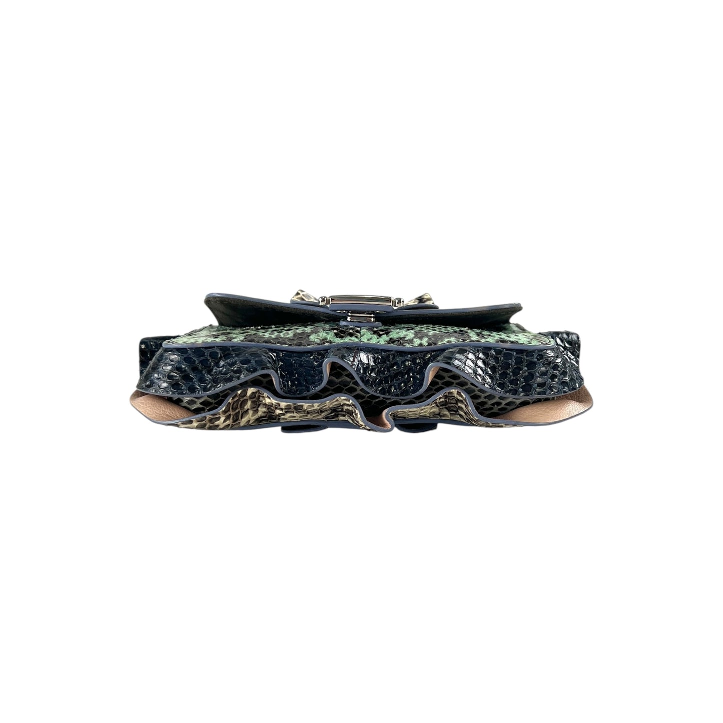Fendi Python Mini MicroWaves Crossbody Bag