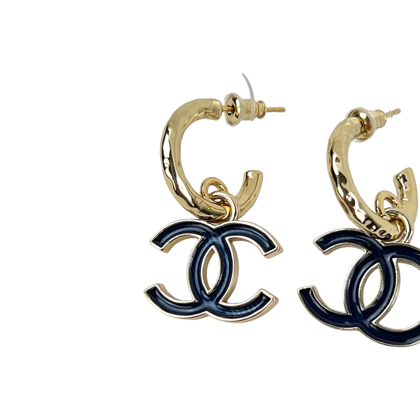 Chanel CC Drop Earrings