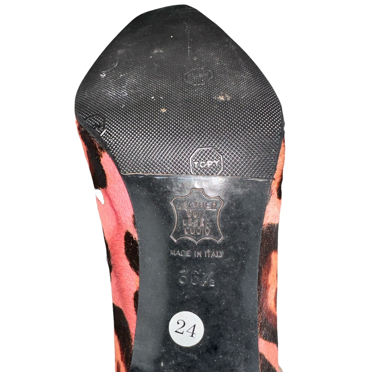 Fendi Vintage Leopard Print Heels