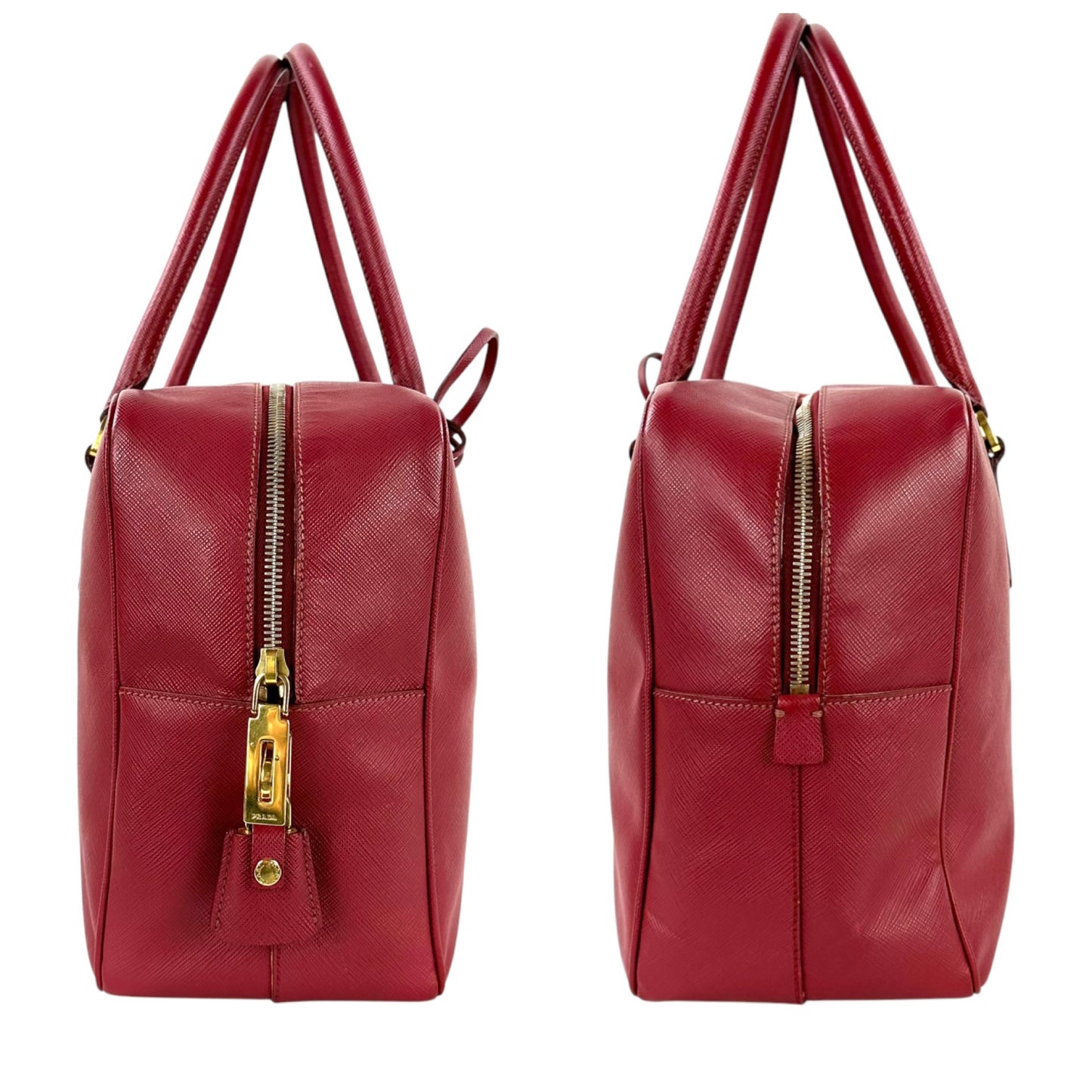 Prada Saffiano Lux Bauletto Bag