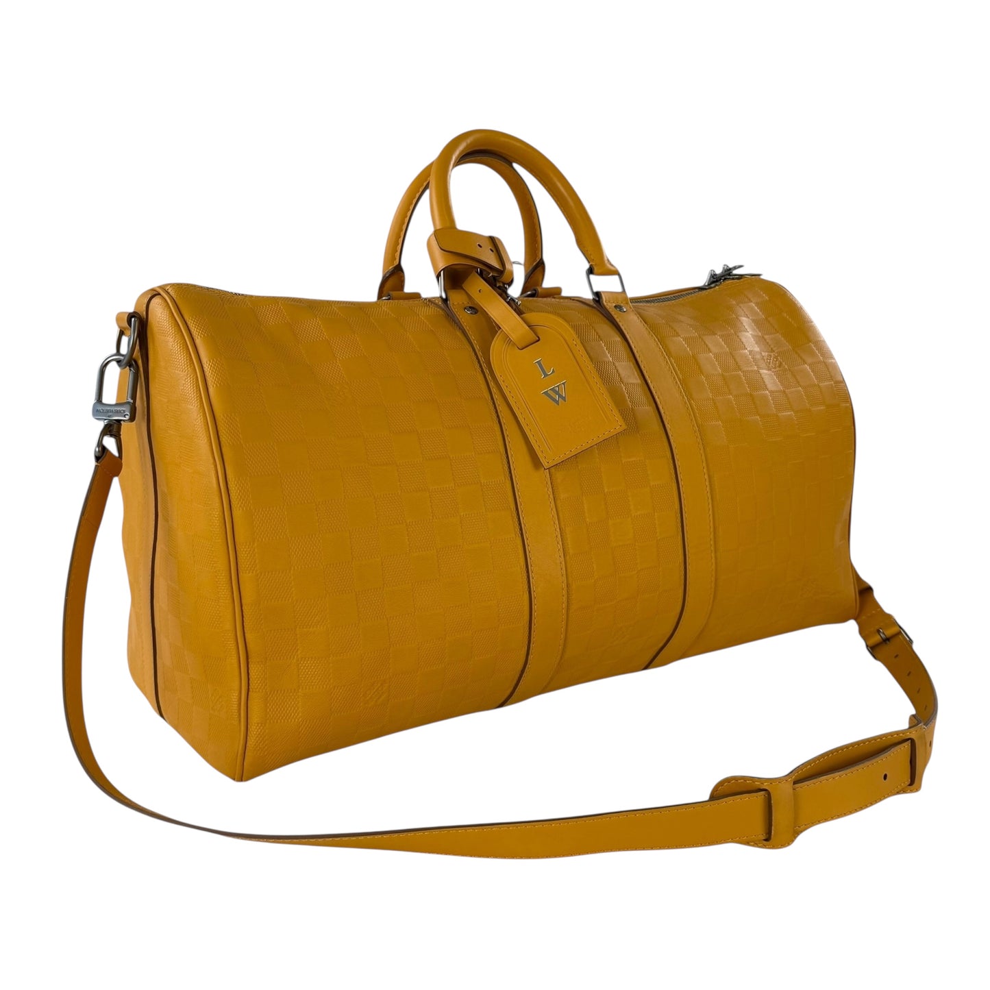 Louis Vuitton Damier Inifini Keepall Bandouliere 45 Duffle Bag