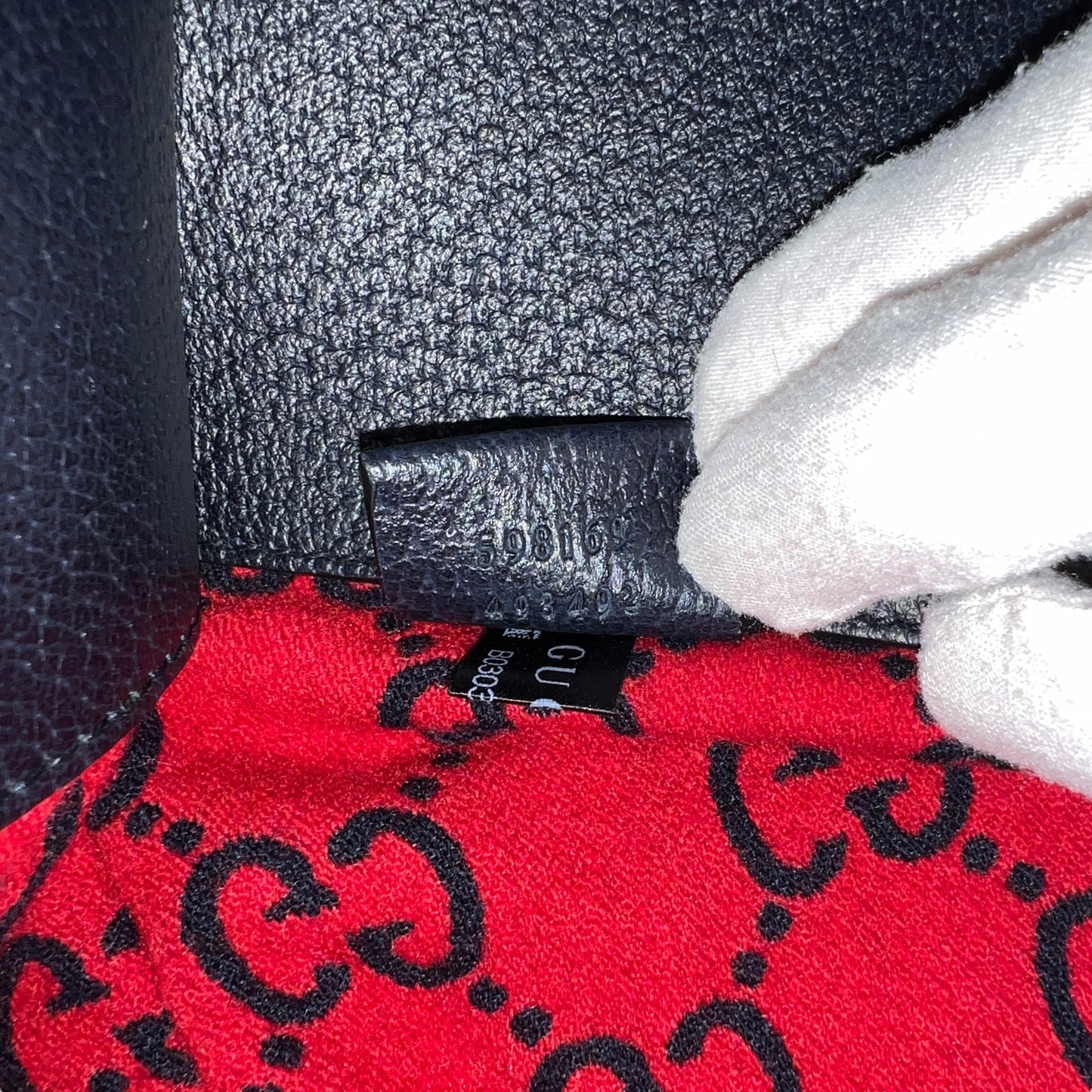 Gucci Monogram Wool Tote Bag