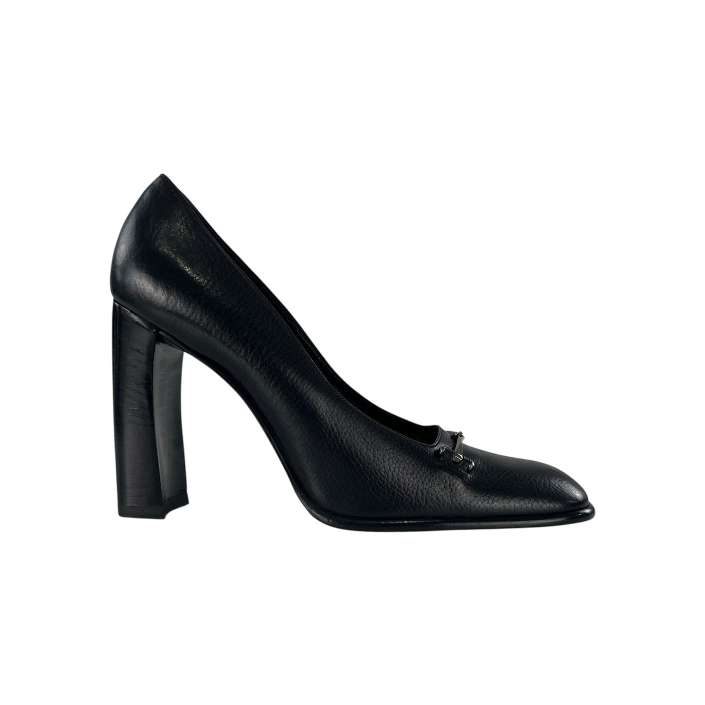 Gucci Leather Horsebit Pumps