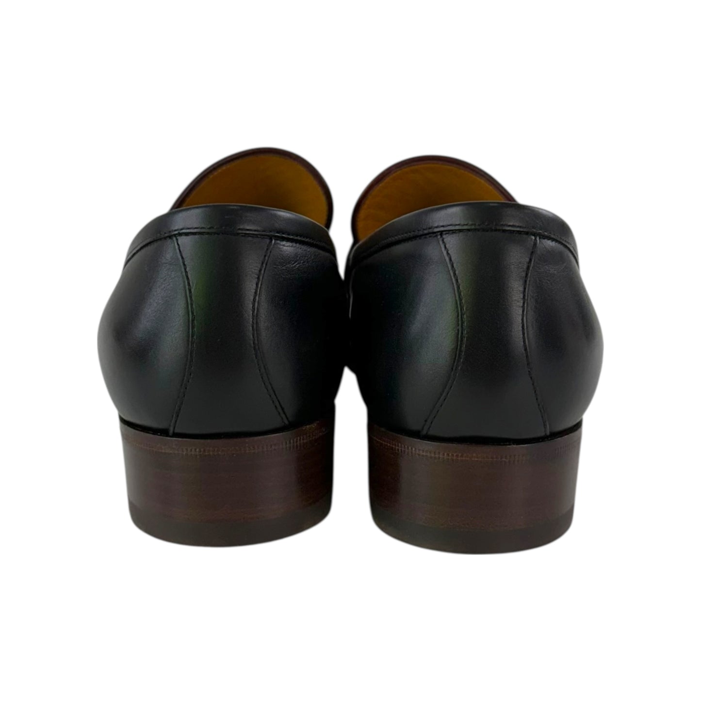 Gucci Leather Web Stripe GG Tassel Loafer
