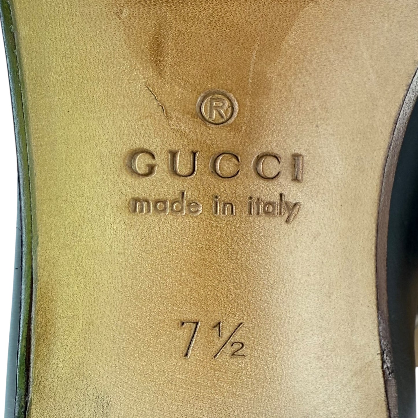 Gucci Leather Web Stripe GG Tassel Loafer