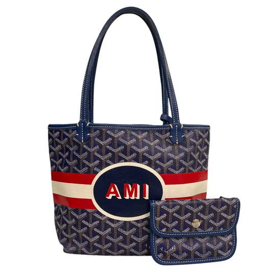 Goyard Saint Louis Junior Mini Tote Bag & Pouch Wallet