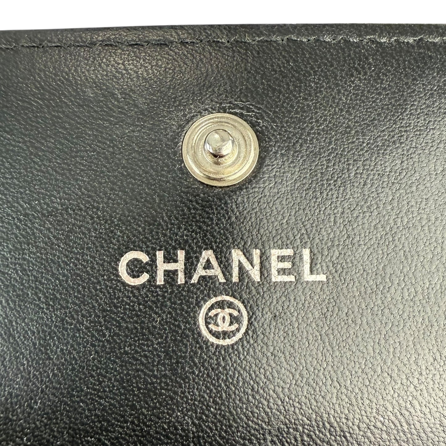 Chanel CC Matelassé Leather Long Wallet