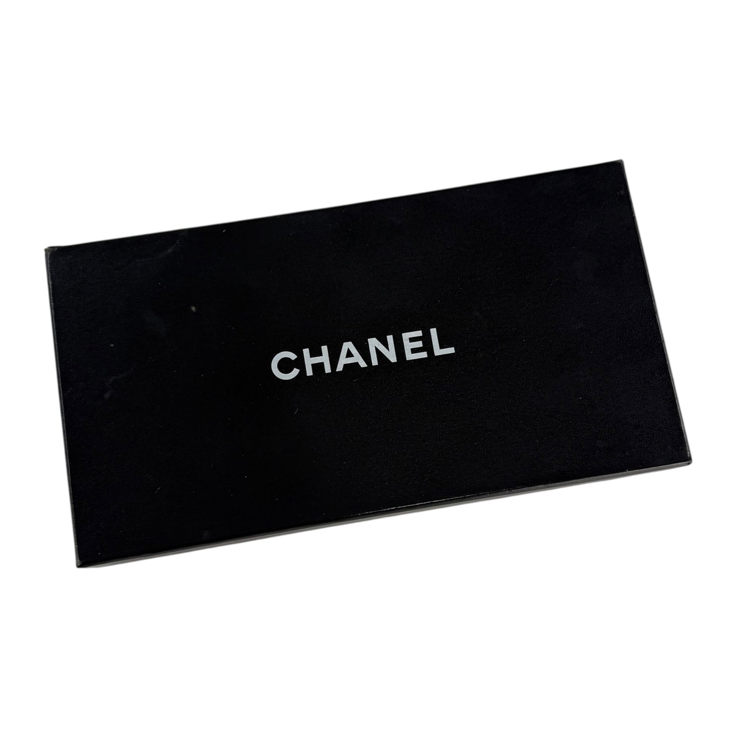 Chanel Navy Leather Camellia Flower Long Wallet