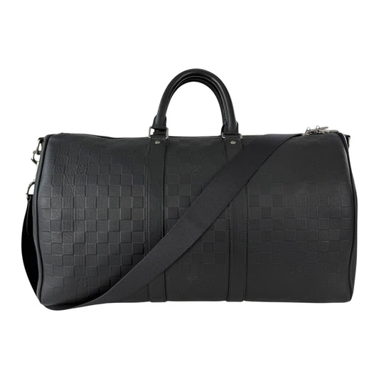 Louis Vuitton Damier Infini Keepall 45 Bandouliere Duffle Bag