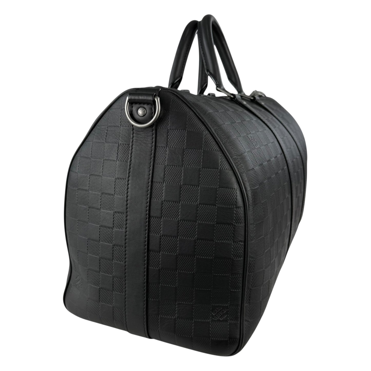 Louis Vuitton Damier Infini Keepall 45 Bandouliere Duffle Bag