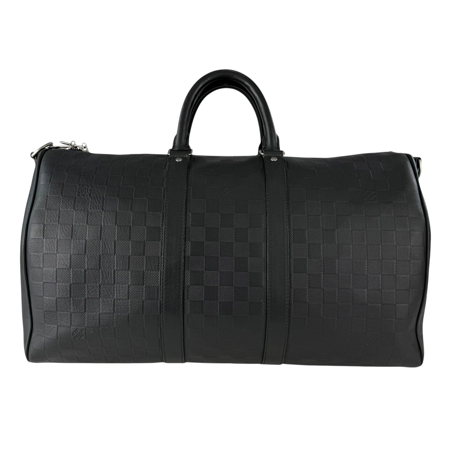 Louis Vuitton Damier Infini Keepall 45 Bandouliere Duffle Bag