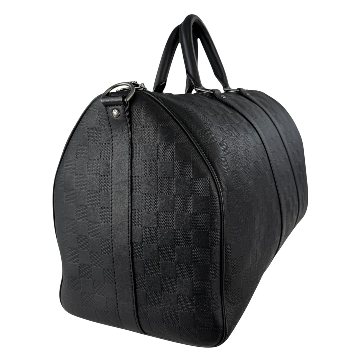 Louis Vuitton Damier Infini Keepall 45 Bandouliere Duffle Bag