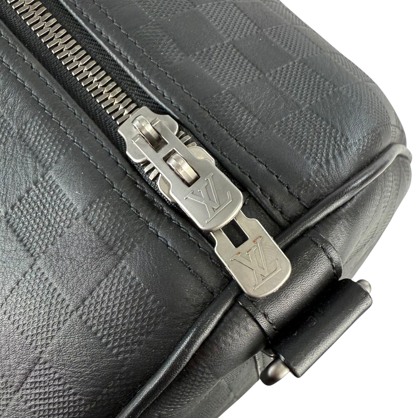 Louis Vuitton Damier Infini Keepall 45 Bandouliere Duffle Bag