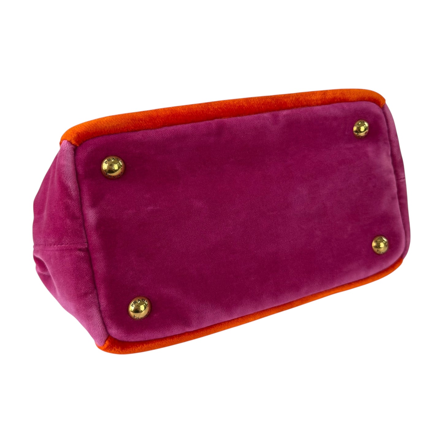 Prada Velvet Canapa Mini Tote Bag