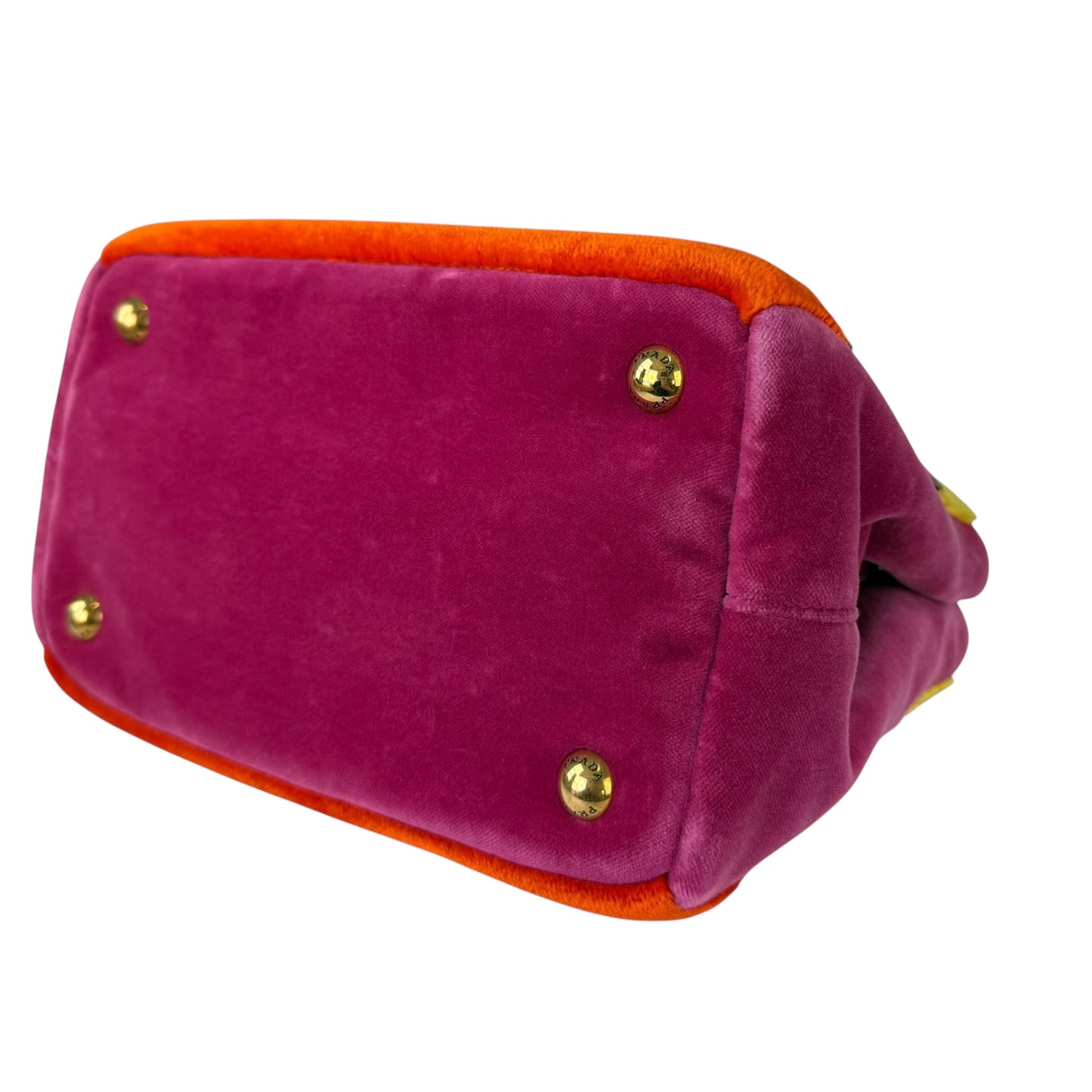 Prada Velvet Canapa Mini Tote Bag