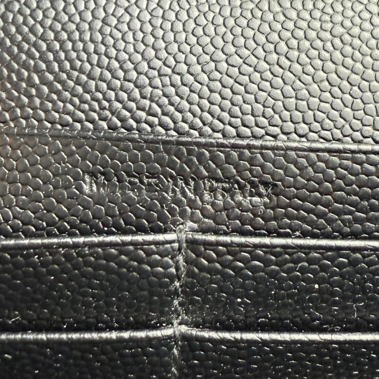 Saint Laurent Grain De Poudre Matelasse Chevron Flap Wallet