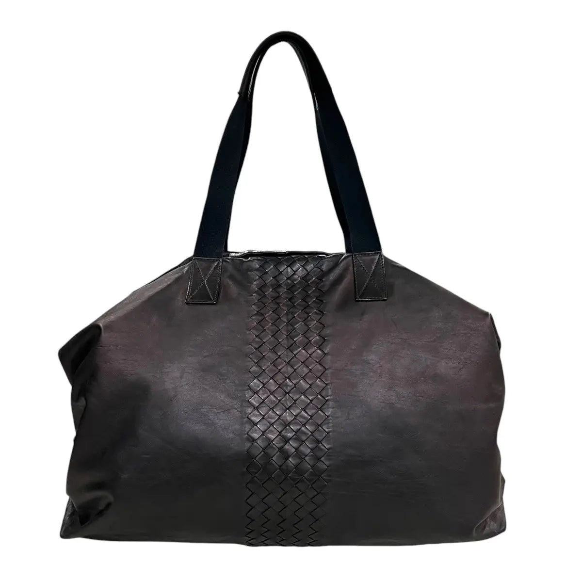 Bottega Veneta Intrecciato Leather Duffle Bag