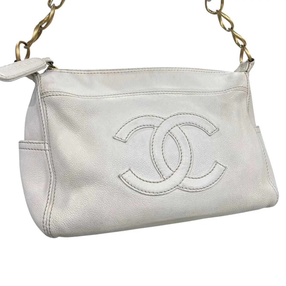 Chanel Timeless CC Logo Caviar Leather Hobo Bag