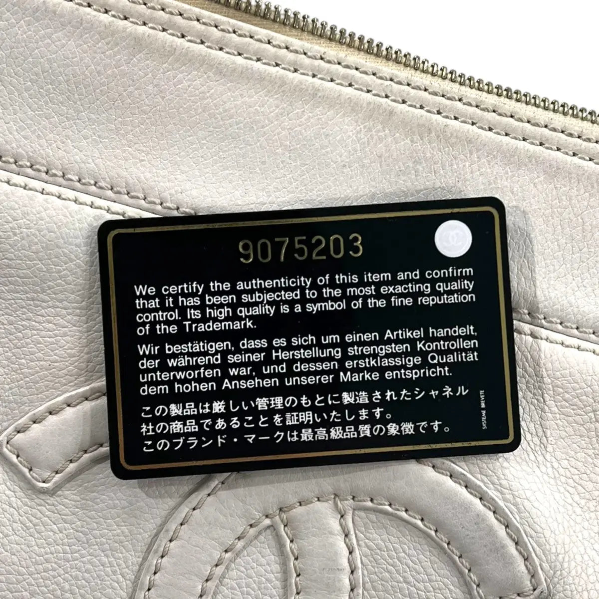 Chanel Timeless CC Logo Caviar Leather Hobo Bag