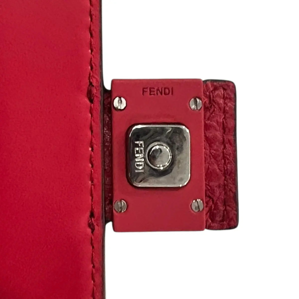 Fendi Micro Flat Baguette Crossbody Wallet Bag