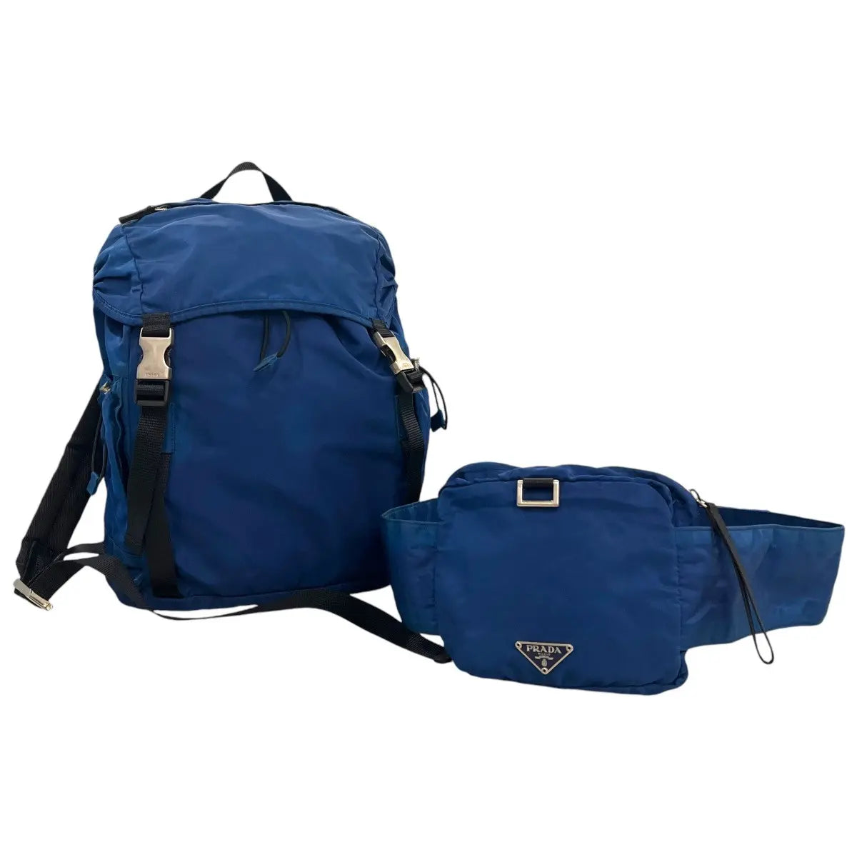 Prada 2-Piece Tessuto Nylon Backpack