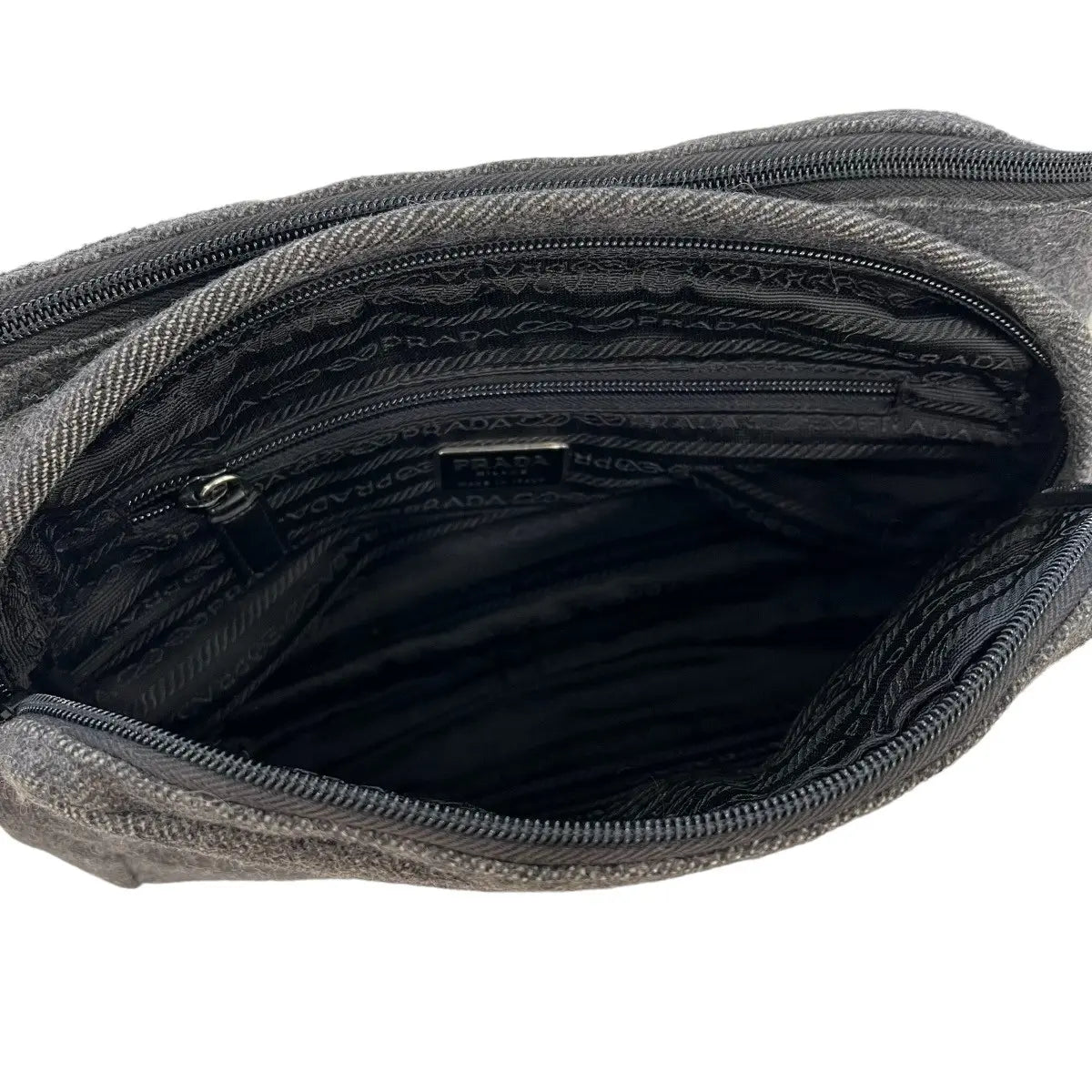 Prada Wool Crossbody Belt Bag