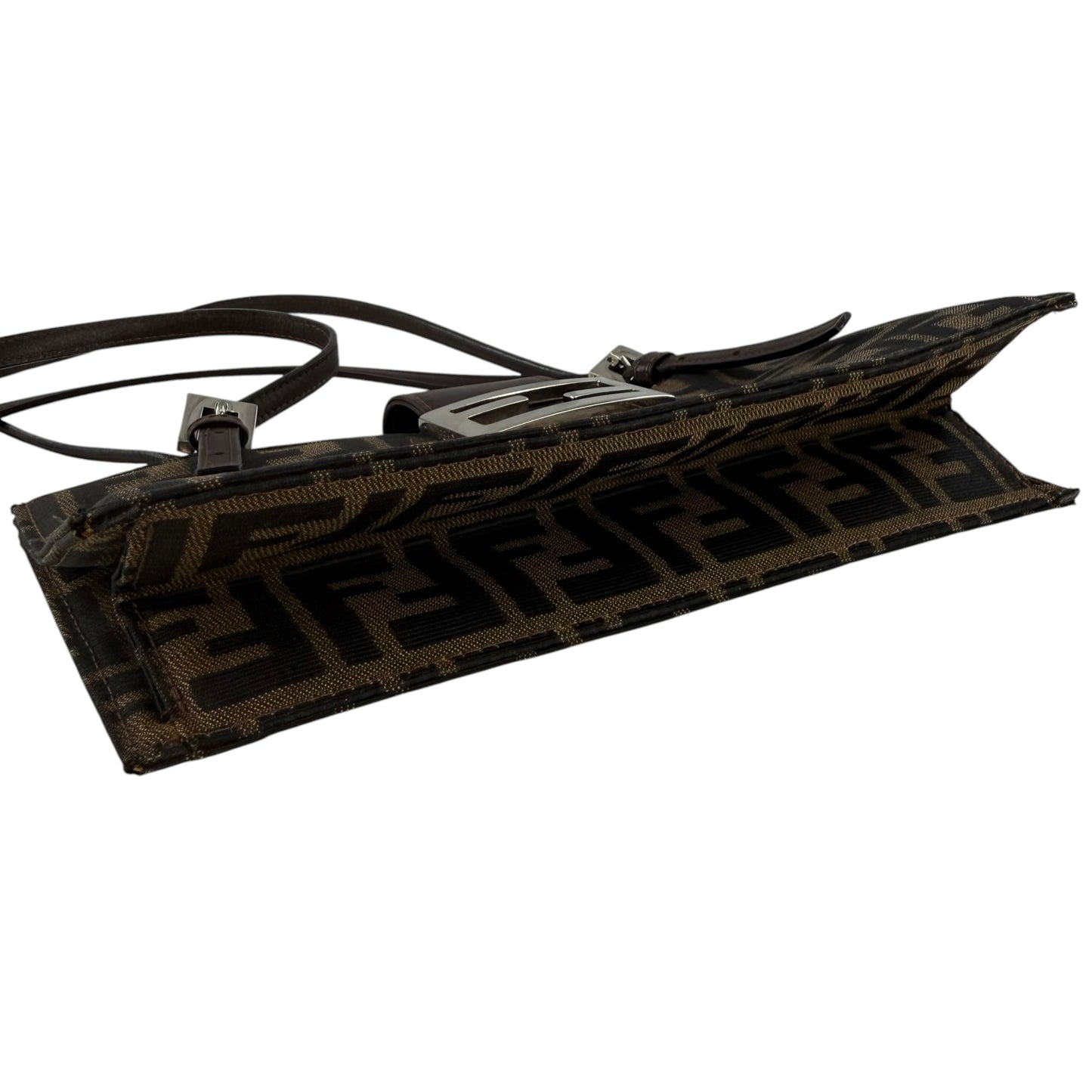 Fendi Zucca Pochette Shoulder Bag