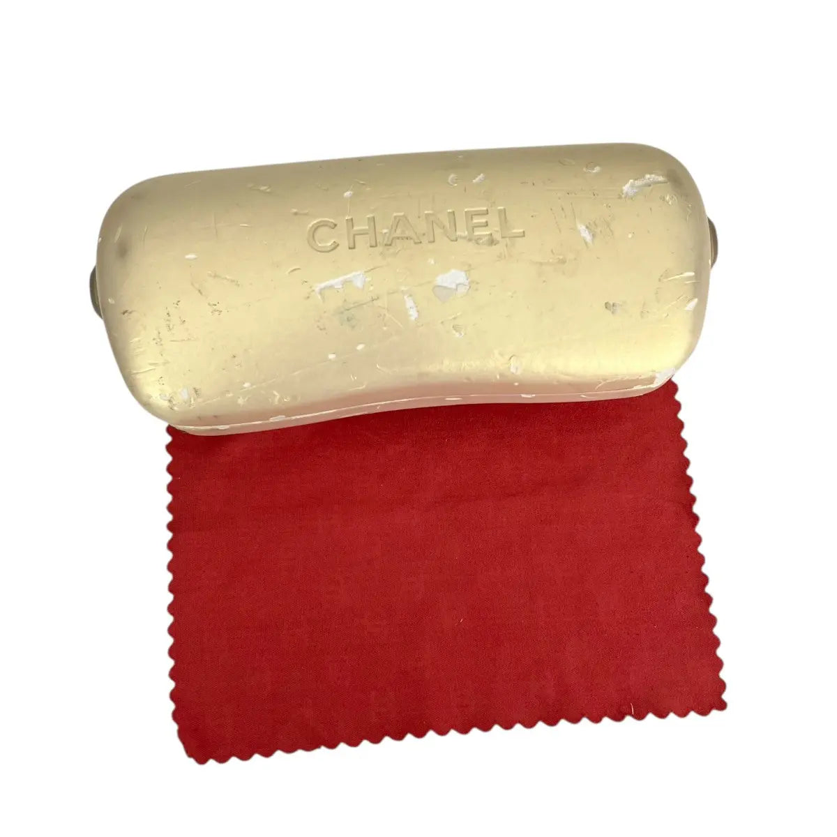 Chanel CC Rhinestone Logo Rimless Sunglasses