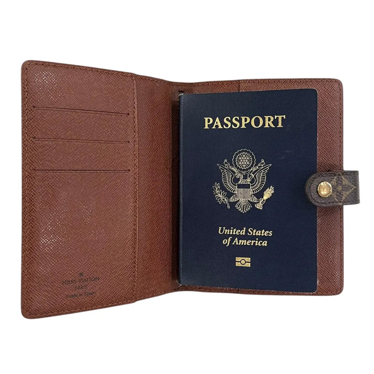 Louis Vuitton Panda Monogram Passport Travel Wallet