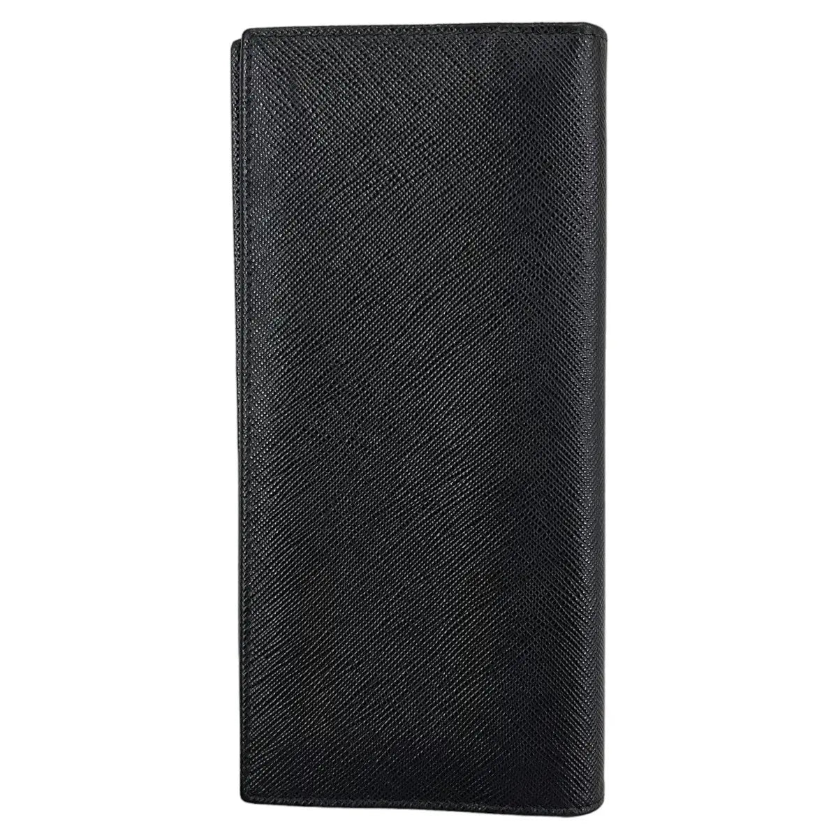 Prada Saffiano Corner Logo Long Wallet