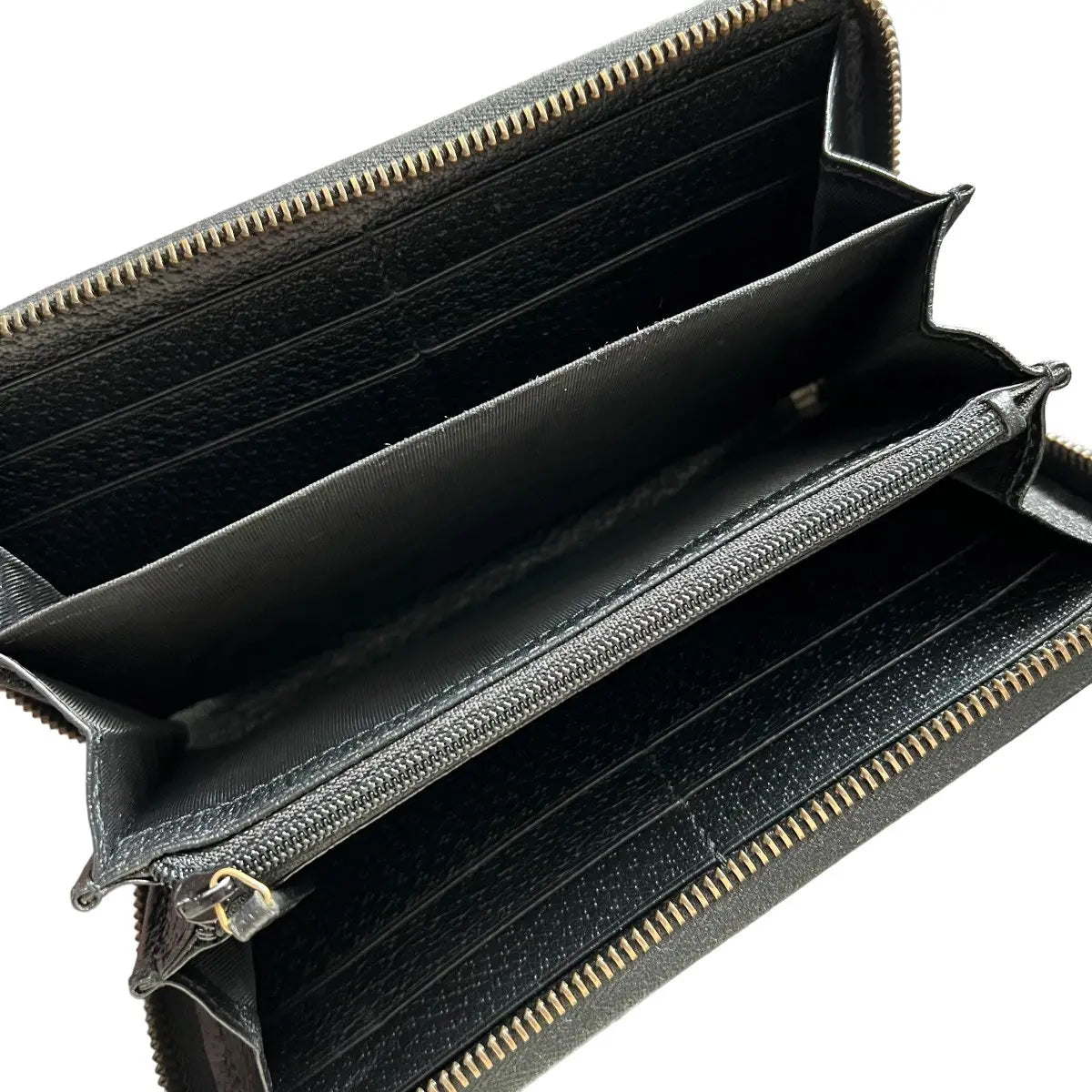 Gucci Bee Star Zip Around Wallet