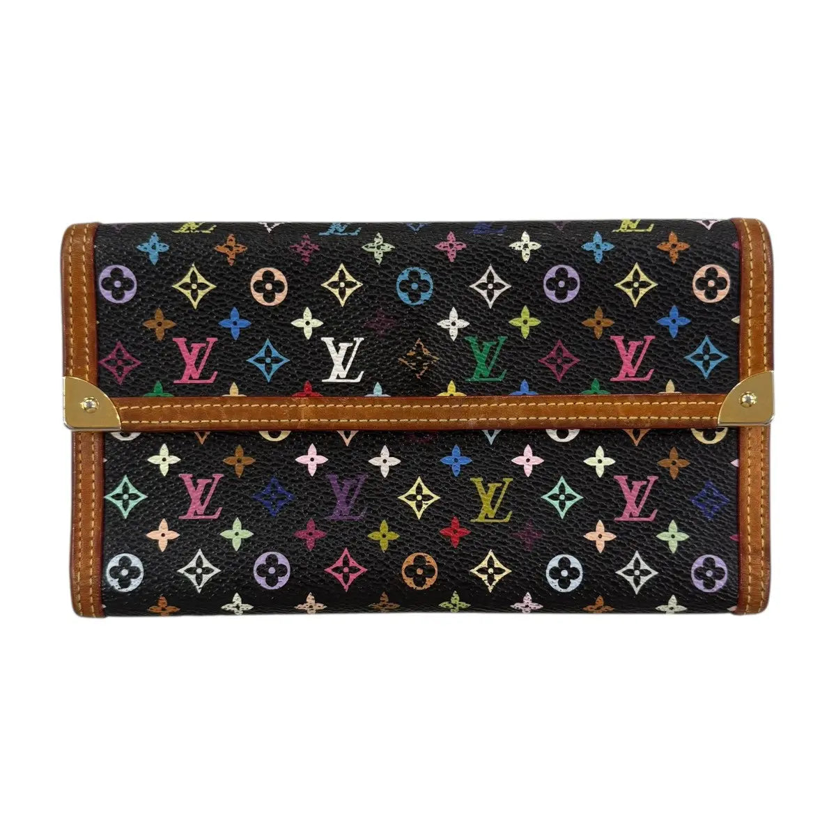 Louis Vuitton Multicolor Monogram International Long Wallet