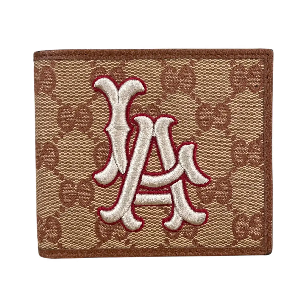 Gucci LA Dodgers Monogram Bifold Wallet