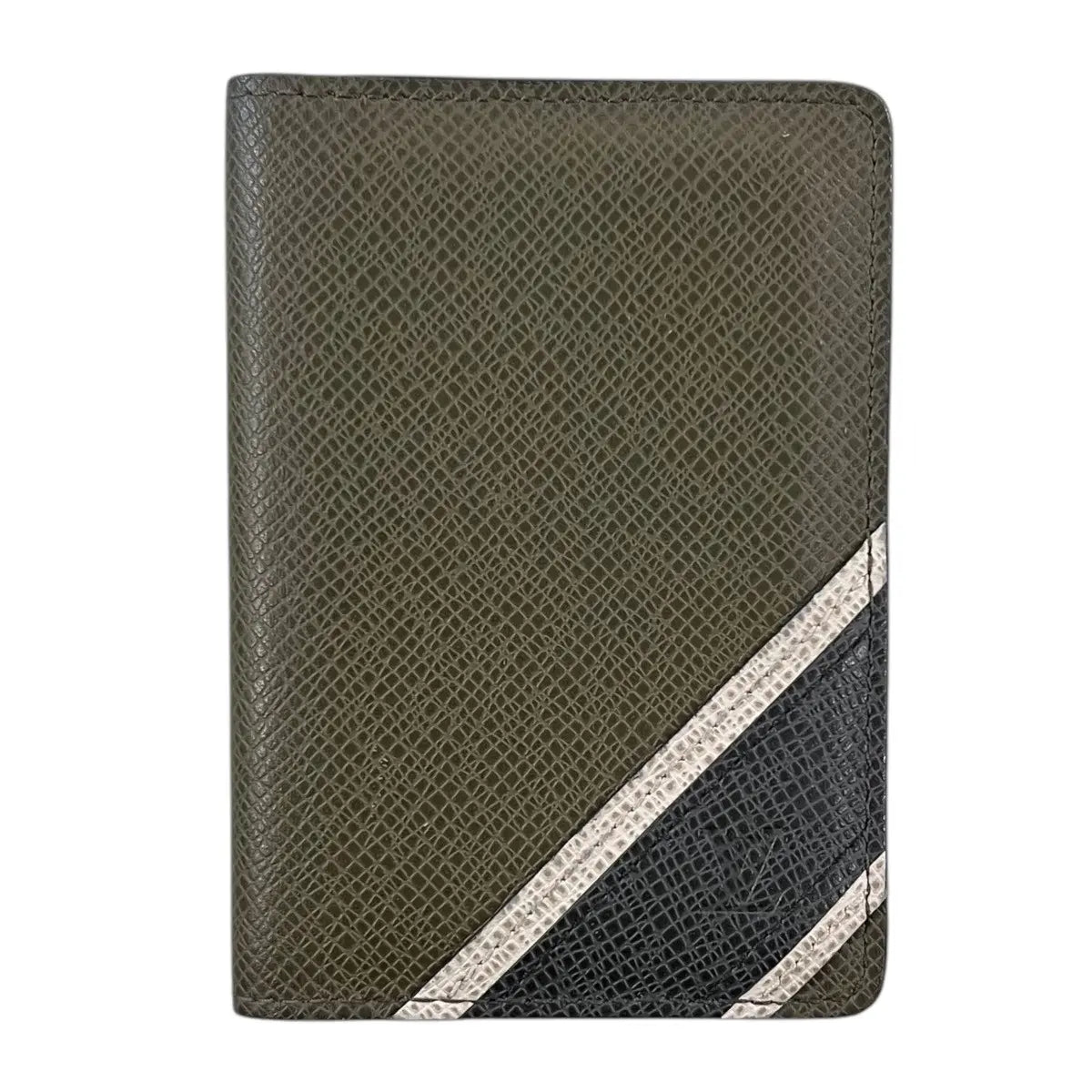 Louis Vuitton Taiga Stripe Pocket Organizer Card Holder