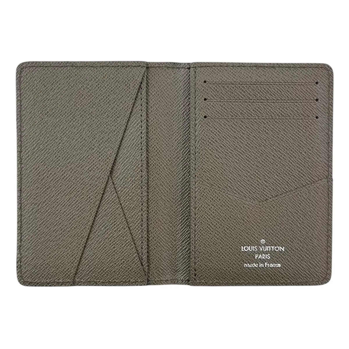 Louis Vuitton Taiga Stripe Pocket Organizer Card Holder