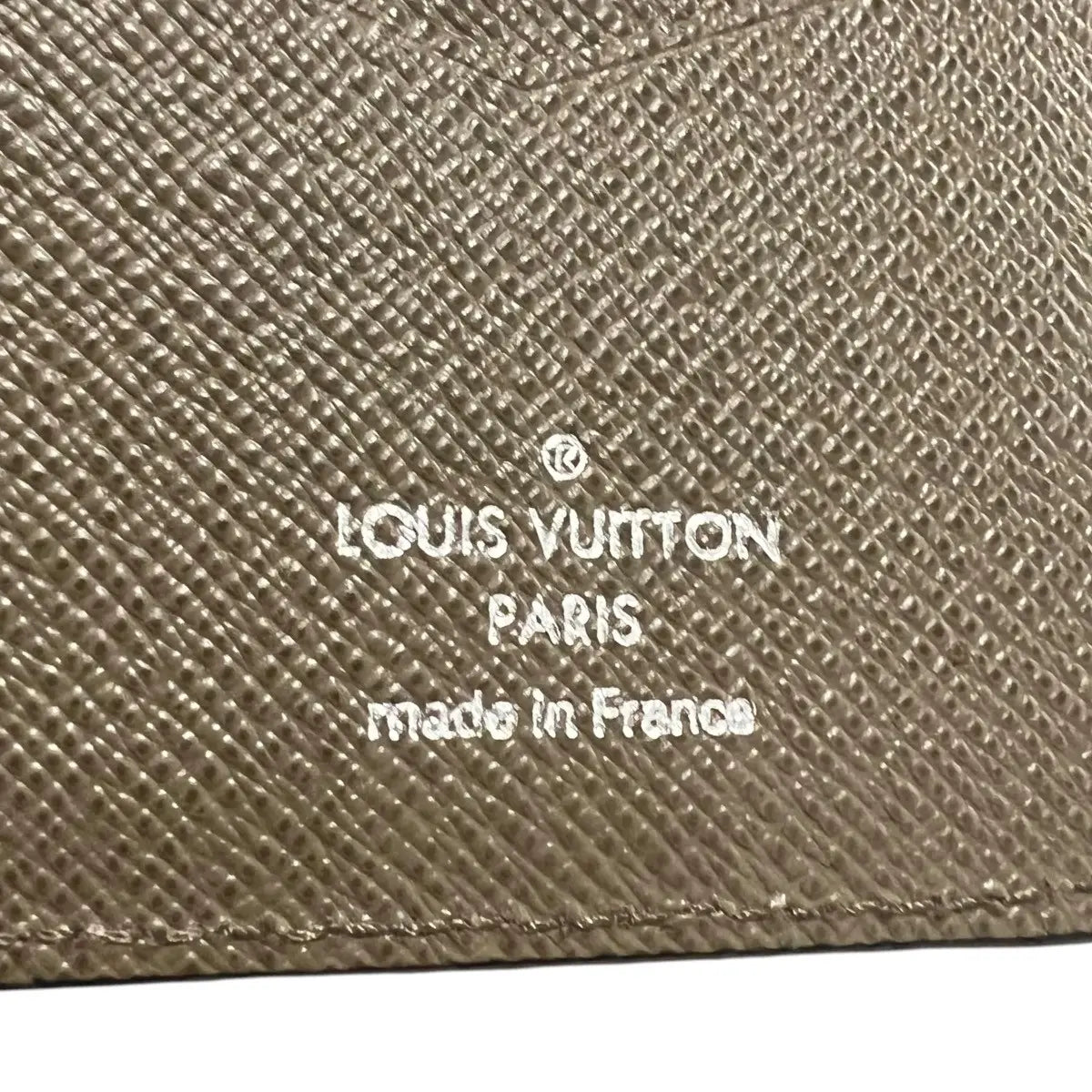 Louis Vuitton Taiga Stripe Pocket Organizer Card Holder