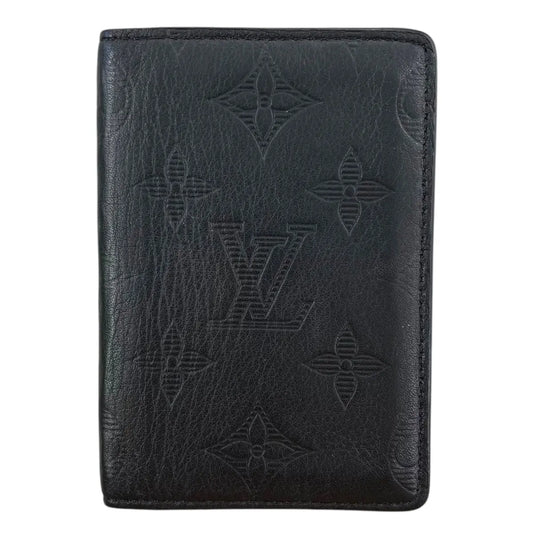 Louis Vuitton Shadow Monogram Pocket Organizer Card Holder Wallet