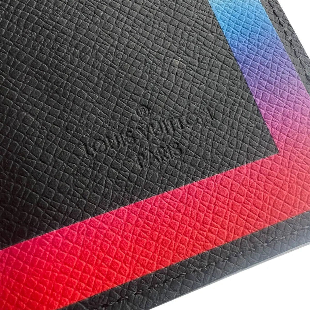 Louis Vuitton Taiga Rainbow Pocket Organizer Card Holder Wallet