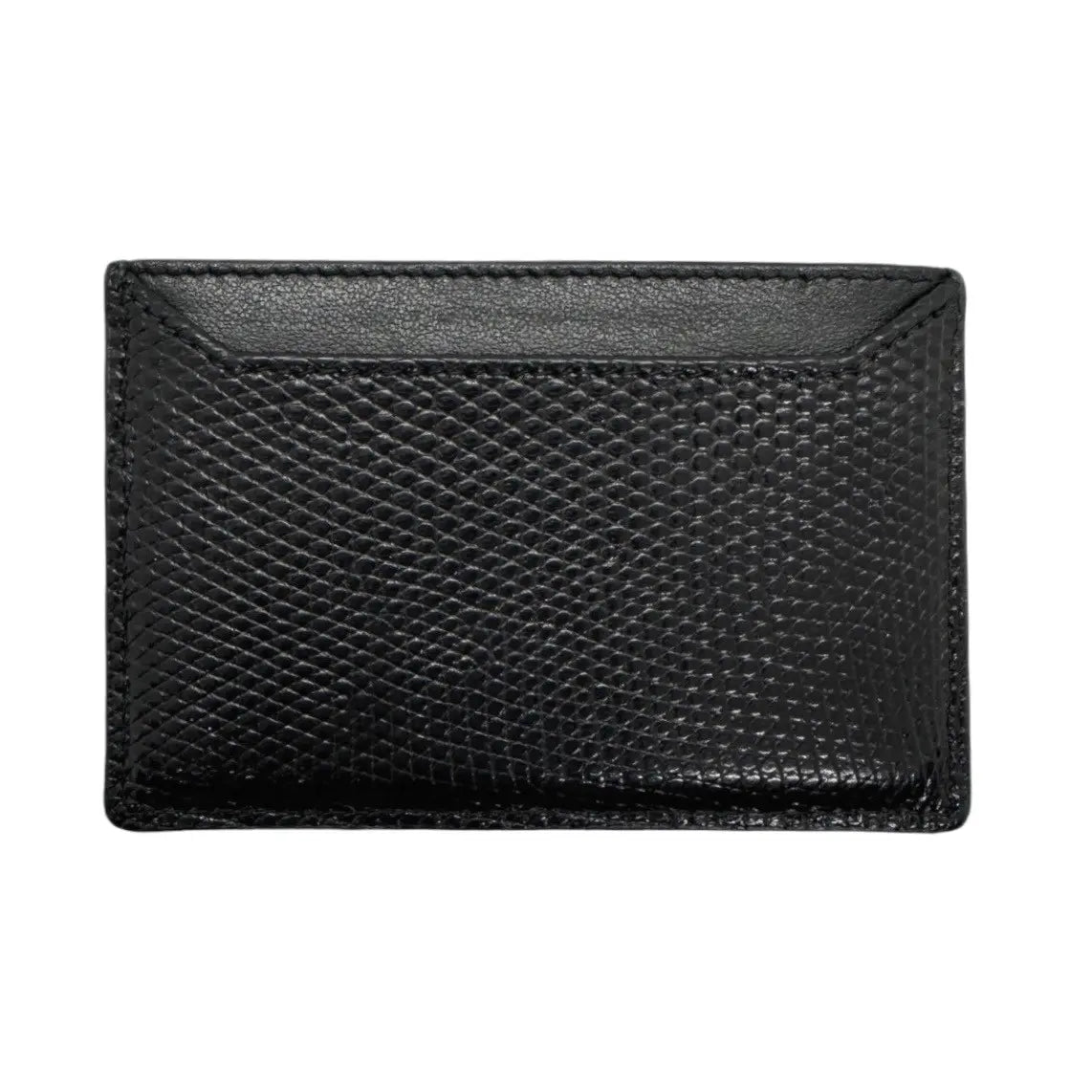 Prada Lizard Card Holder Wallet