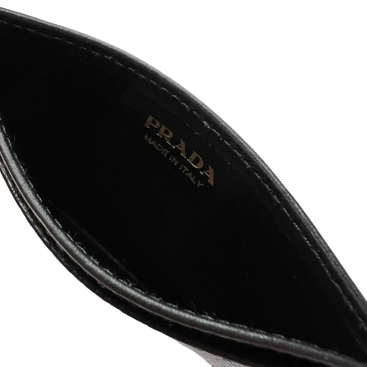 Prada Lizard Card Holder Wallet