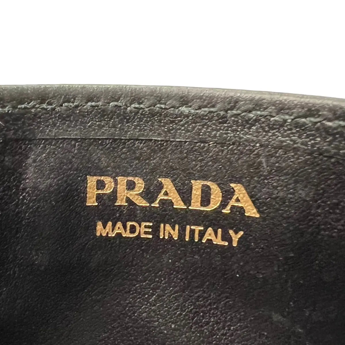 Prada Lizard Card Holder Wallet