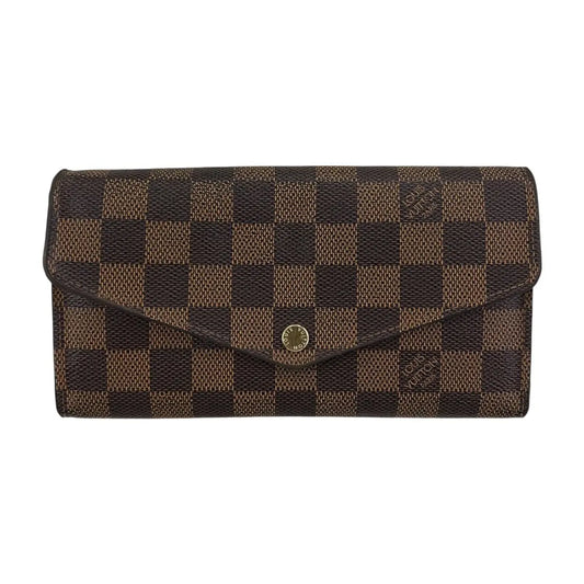 Louis Vuitton Damier Ebene Sarah Wallet