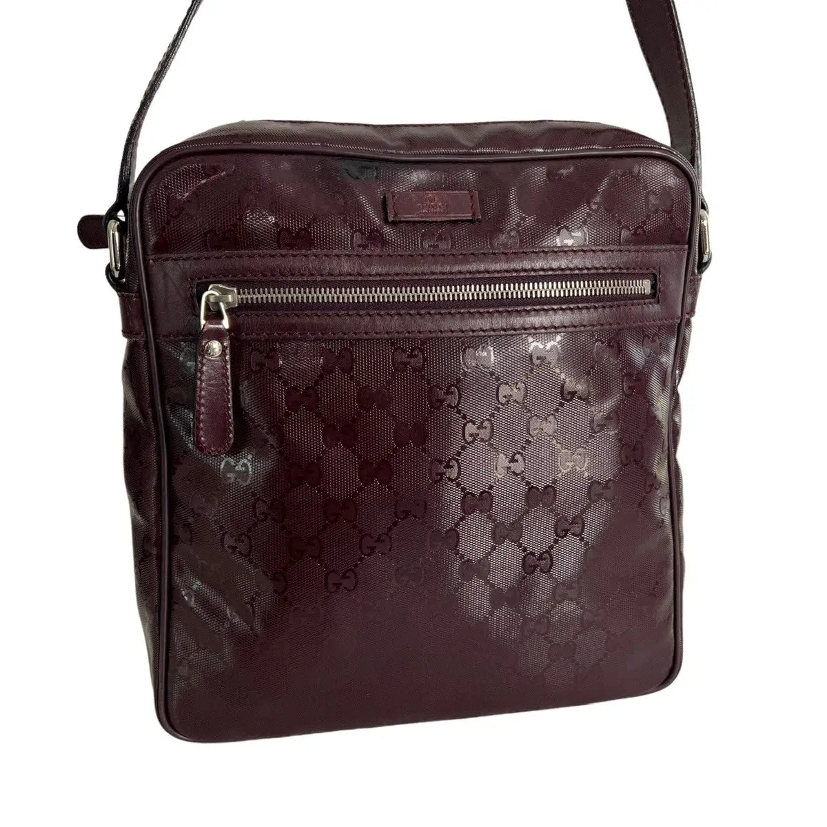 Gucci Monogram Imprime Crossbody Shoulder Bag