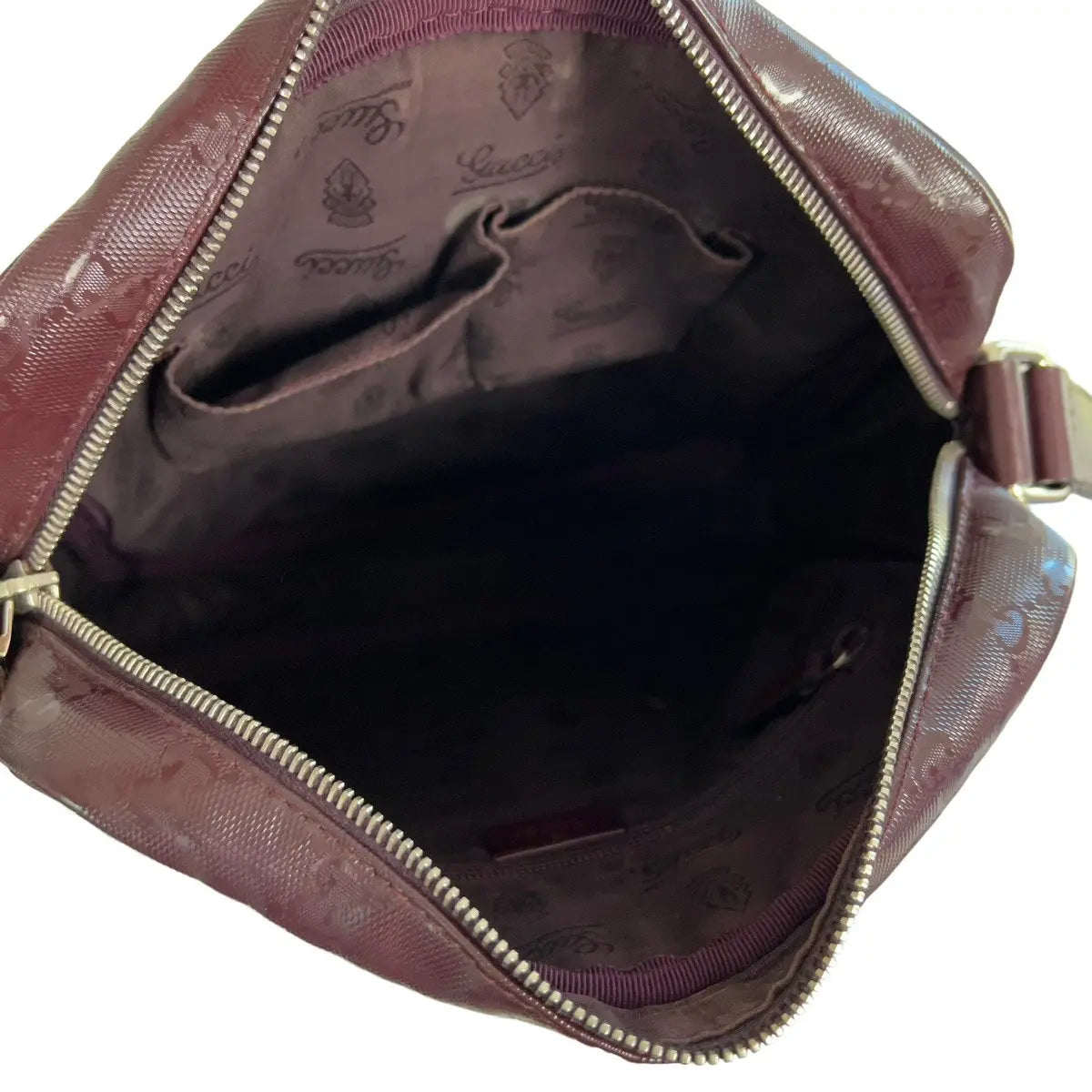 Gucci Monogram Imprime Crossbody Shoulder Bag