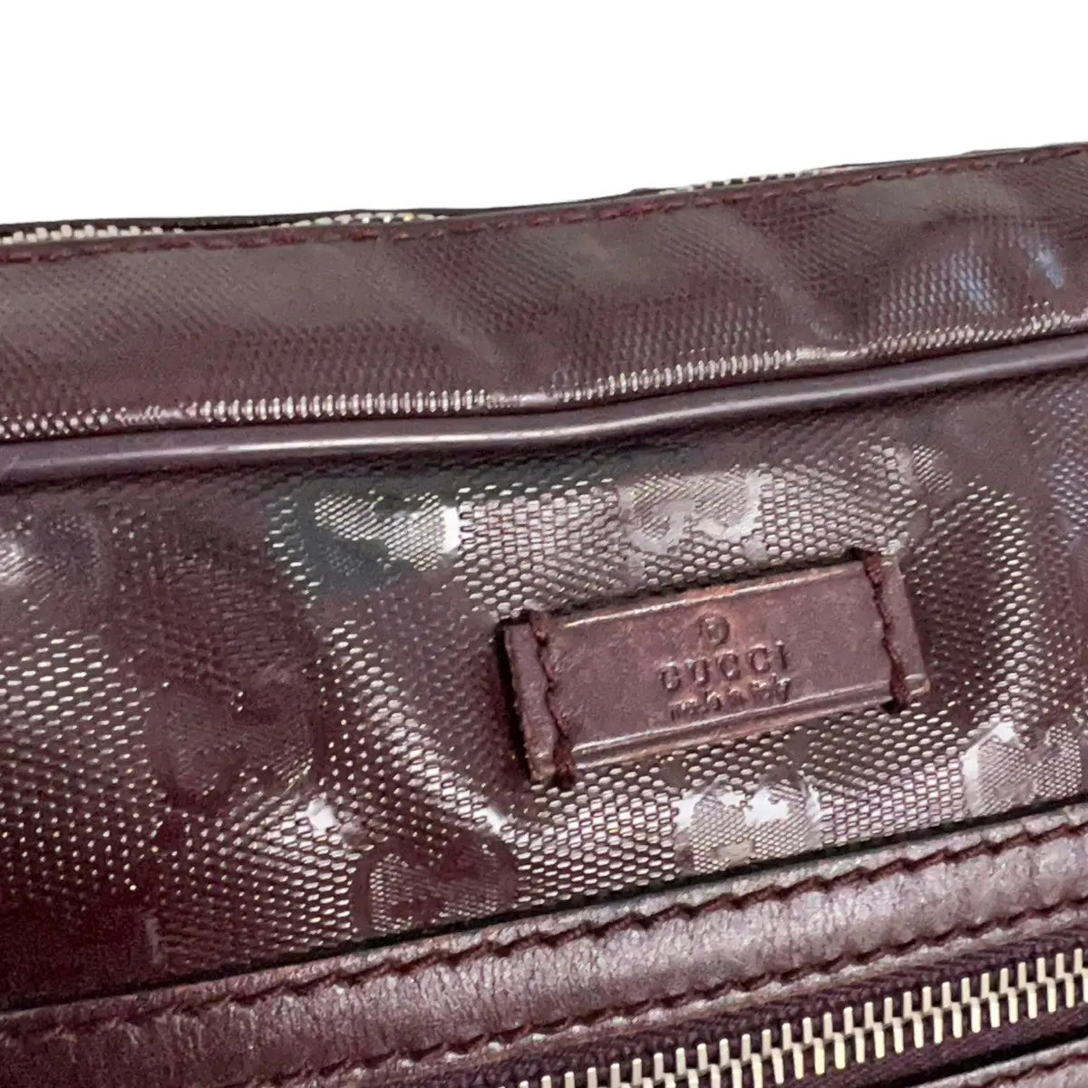 Gucci Monogram Imprime Crossbody Shoulder Bag