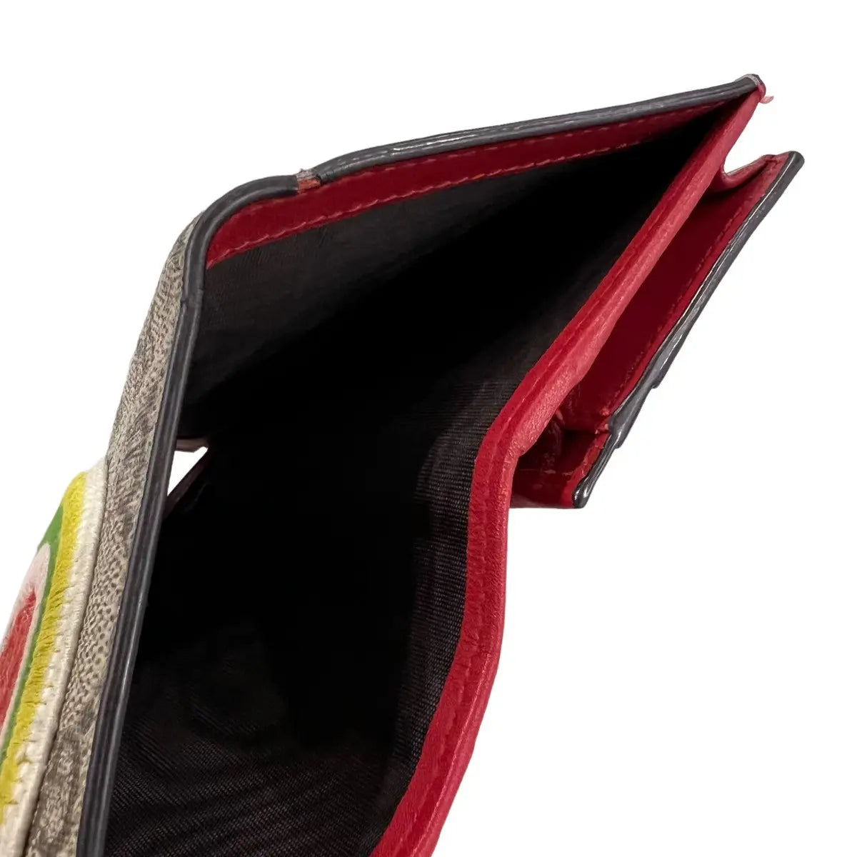 Gucci Rainbow Love Monogram Compact Wallet